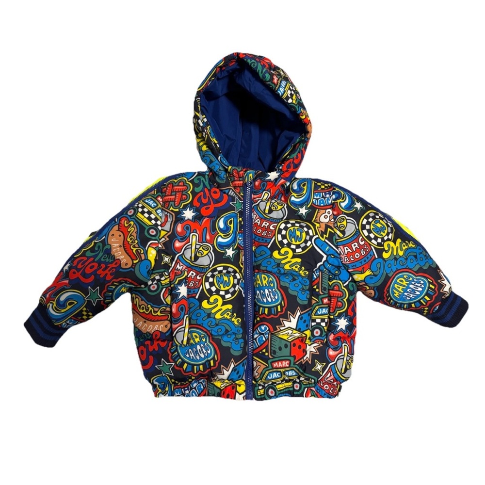 Colorful Graphic Hooded Jacket